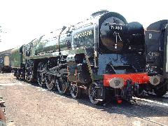 Loco 71000 Ropley 160706